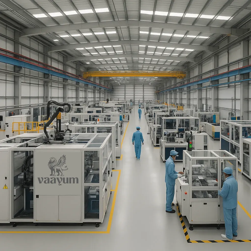 Vaayum Energy 5 GWh LFP battery energy storage manufacturing facility in Hyderabad